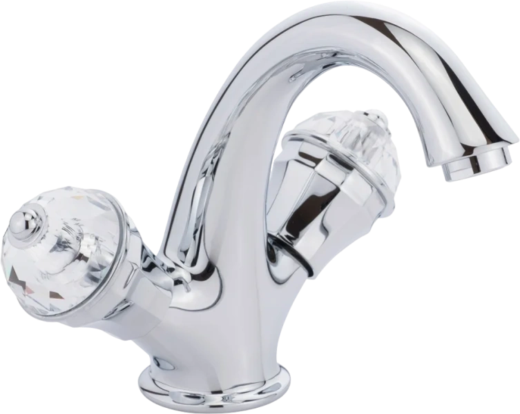 Смеситель для раковины Migliore Prestige Crystal хром - фото 1