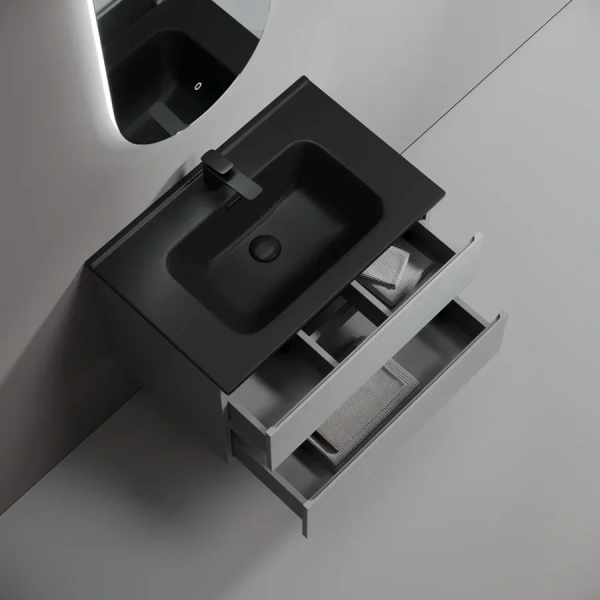 Тумба под раковину подвесная Sancos Folk 70 см Ergraut soft index_1 - фото 10