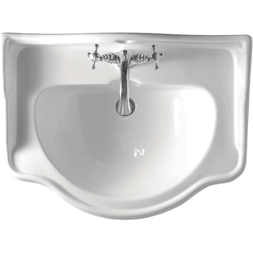 Раковина цвет белый Kerasan Retro 1047, в наличии, по запросу - фото 3