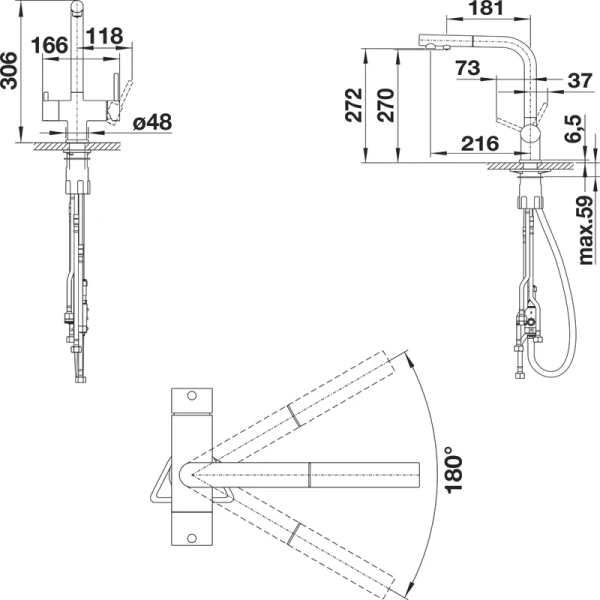 Смеситель для питьевой воды Blanco Fontas-S II черный - фото 3