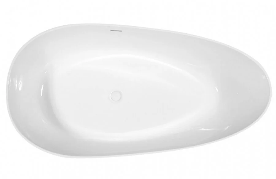 Акриловая ванна Abber 170х80 см черная матовая, овальные - фото 5