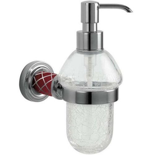 Дозатор для мыла Boheme Murano декор бирюзовый - фото 4