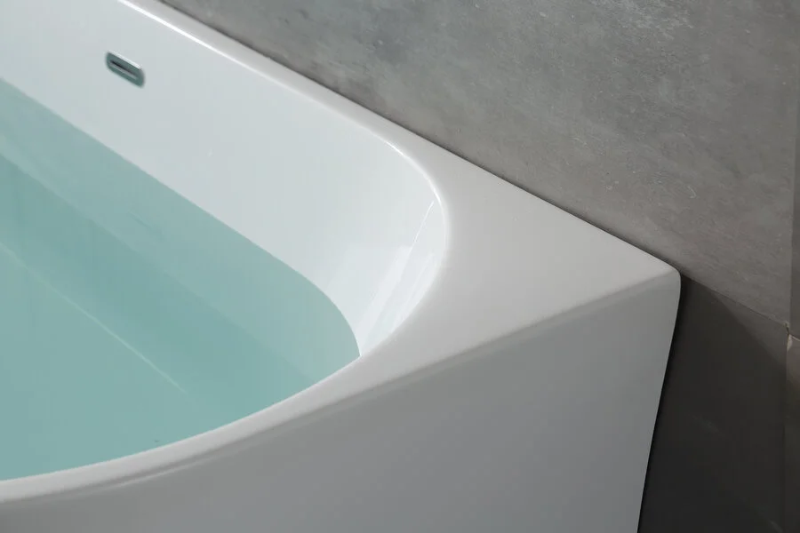 Ванна акриловая Bolu BL-323NS/170, 170 x 80 см, слив-перелив в комплекте, белый, без гидромассажа - фото 6