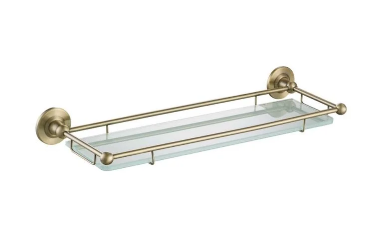 Полка в ванну стеклянная Timo Nelson антик 160072/02 - фото 1