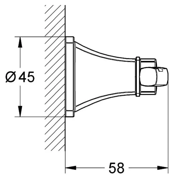 Крючок для ванной Grohe Grandera 40631, металлические - фото 4