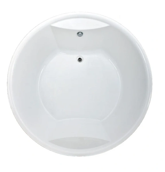 Ванна акриловая Vayer Eva D180, 180 х 180 см, круглая, белая, Гл000025681 - фото 1