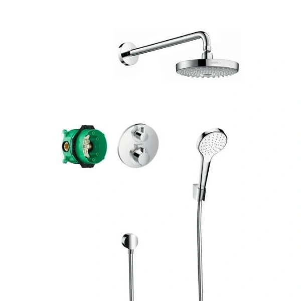 Душевой комплект Hansgrohe Croma Select S с внутренней частью - фото 1