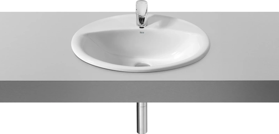 Раковина Roca Aloa 56 см белая, одинарные, недорогие - фото 8