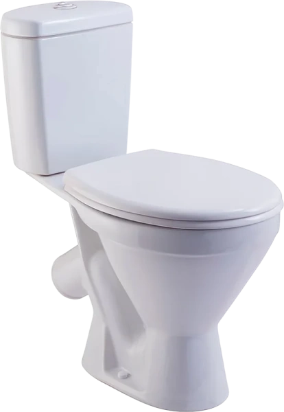 Унитаз компакт Rosa Стандарт белый - фото 1