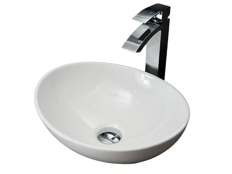 Раковина GID Lago N9138 41 см белая - фото 1