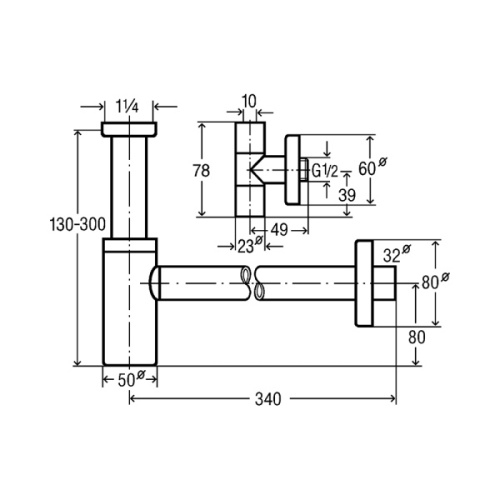 Сифон для раковины Viega Eleganta 1 492489 - фото 2