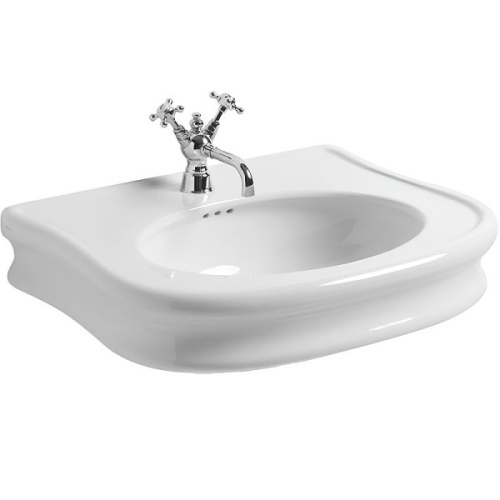 Раковина Simas Lante 70 см белая, классические, ретро - фото 2