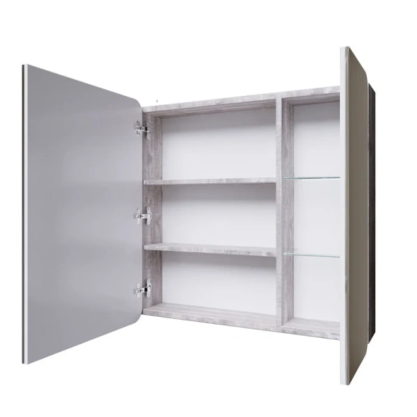 Зеркальный шкаф Grossman Талис 80 см бетон пайн - фото 3