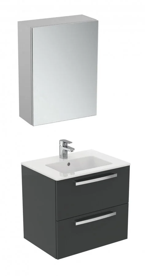 Тумба с раковиной подвесная Ideal Standard Tempo E0572 60 см с 2-мя ящиками - фото 4