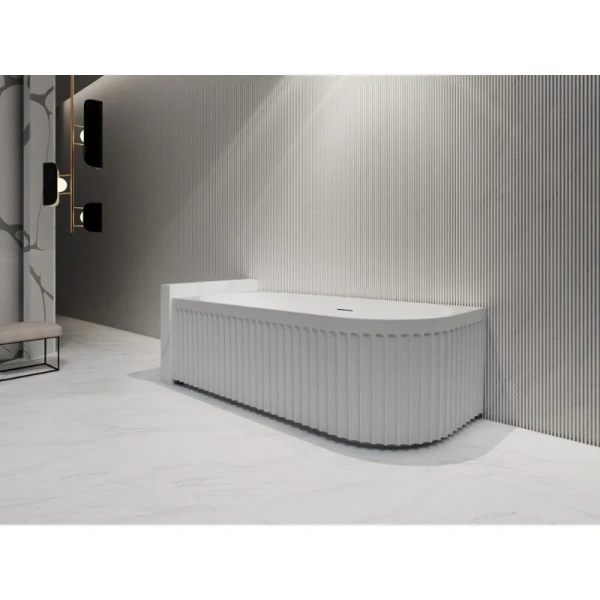 Ванна акриловая Abber 170x80 см левосторонняя, современныe, hi-tech - фото 3