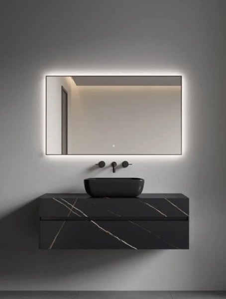 Зеркало с подсветкой Boheme 120 см золото, современные, hi-tech - фото 3