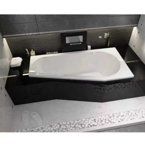 Ванна акриловая Riho Delta 150х80 см левая, современныe, hi-tech - фото 3