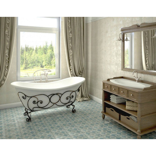 Кованая подставка для ванны Эстет Бостон патина - фото 3