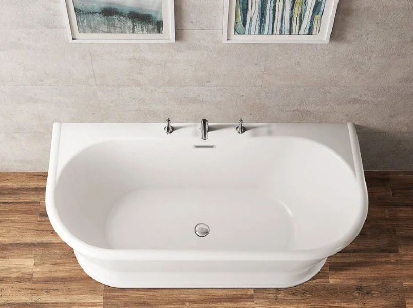 Ванна акриловая BelBagno 150х80 см белая - фото 2
