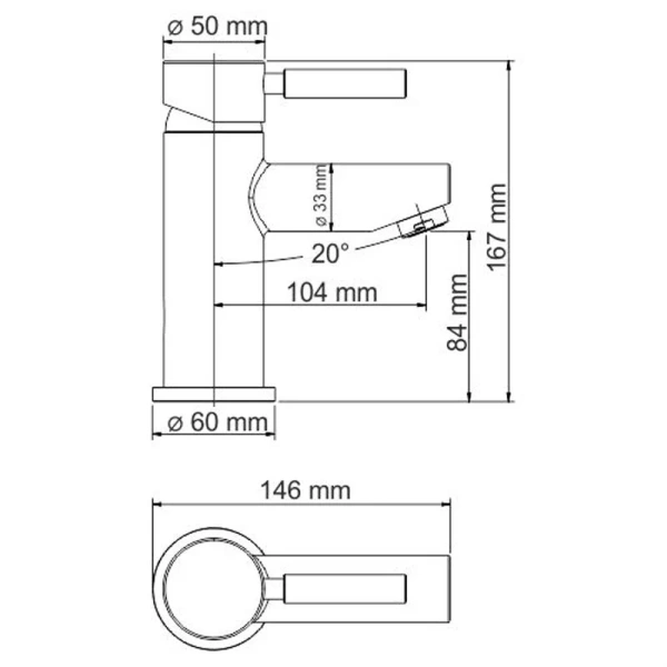Смеситель для раковины WasserKRAFT Main хром - фото 2
