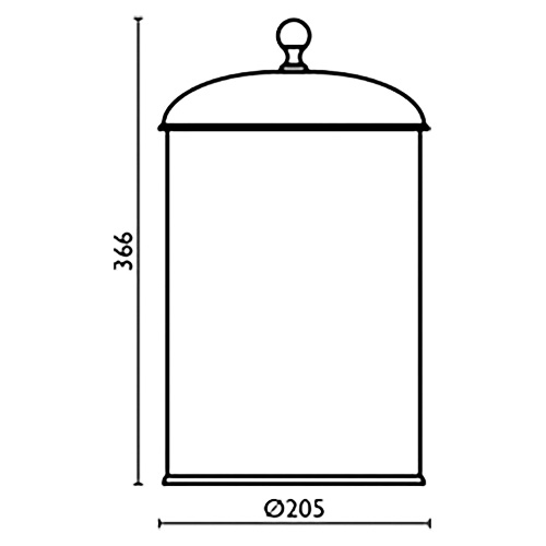 Ведро для ванной Bagno & Associati Regency RE 916 - фото 4