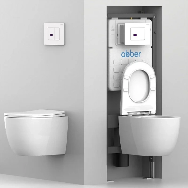 Клавиша смыва Abber хром глянцевый, сенсорные - фото 6