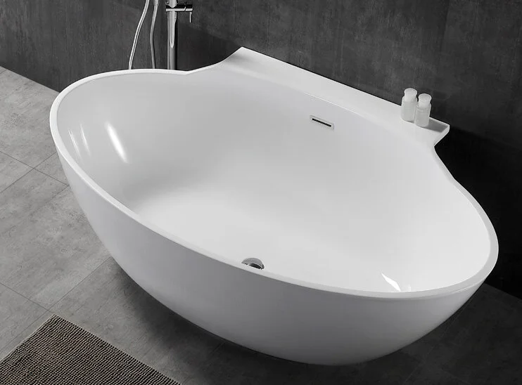 Акриловая ванна Abber 172х103 см пристенная - фото 1