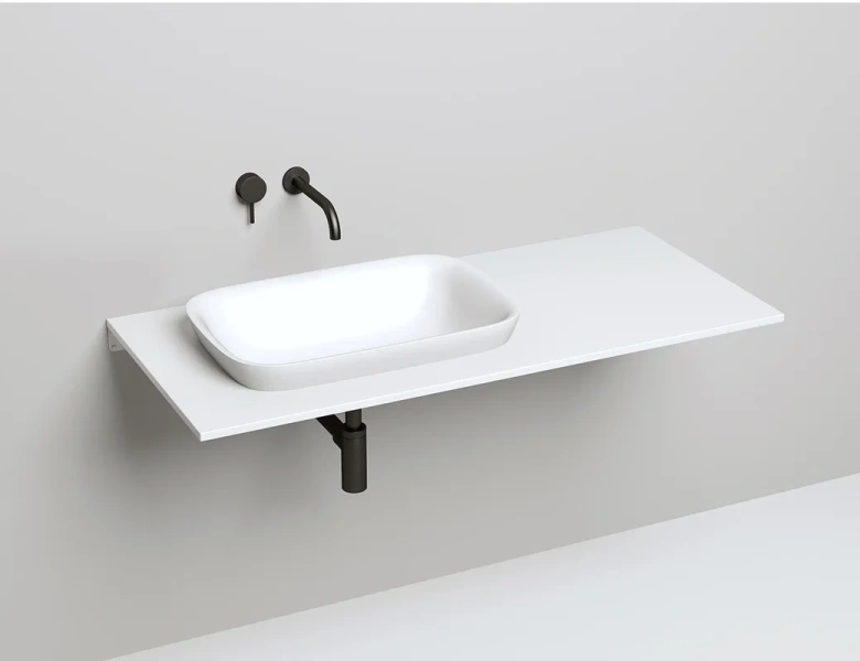 Раковина Salini Marea 02 60 см белый матовый - фото 4