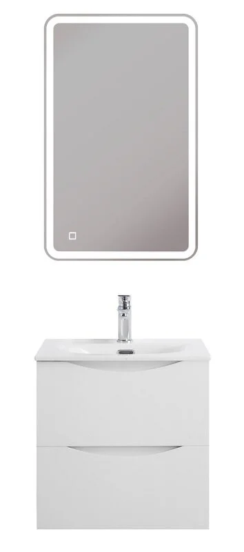 Тумба под раковину подвесная BelBagno Marino-Cer-Mini 50 см Bianco Opaco, 50 см - фото 6