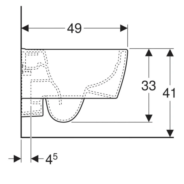 Унитаз подвесной Geberit iCon 204070000, белые - фото 9