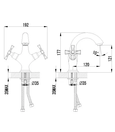 Смеситель для раковины Lemark Benefit LM2506C - фото 2