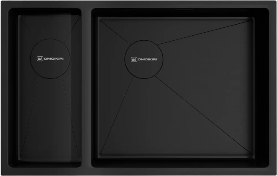 Мойка для кухни Omoikiri Taki 69-2-U/IF-GB-R Side 69 см правосторонняя - фото 1