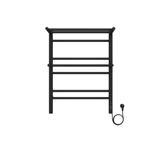 Полотенцесушитель электрический Акватек Альфа 50x70 см черный муар - фото 1