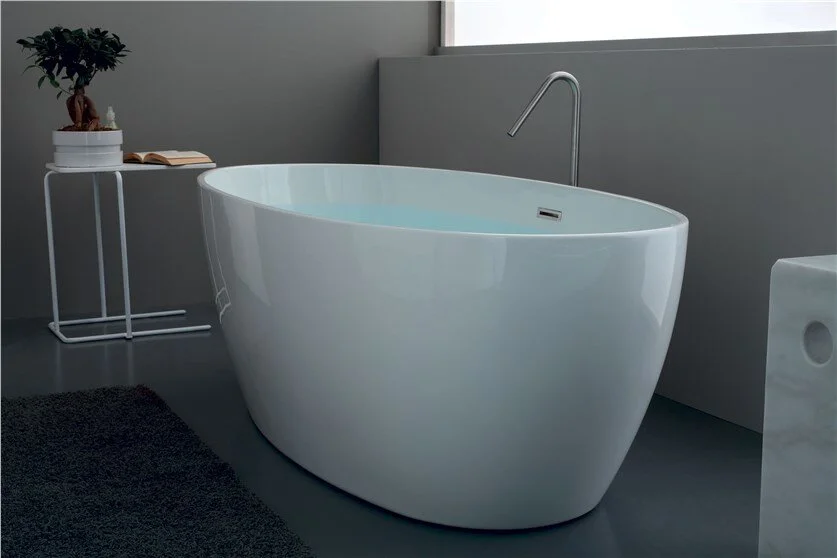 Ванна акриловая Kerasan Flo 170х82 см свободностоящая - фото 3