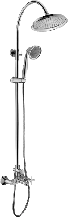 Душевая стойка, хром Lemark Duetto LM5762C - фото 1