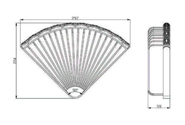 Решетка для ванной Lemark LM6681 одноярусная - фото 2