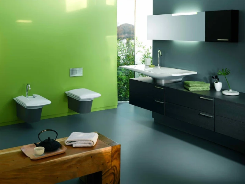 Раковина Jacob Delafon Stillness 120 см белая, большая, прямоугольной формы, широкая - фото 5