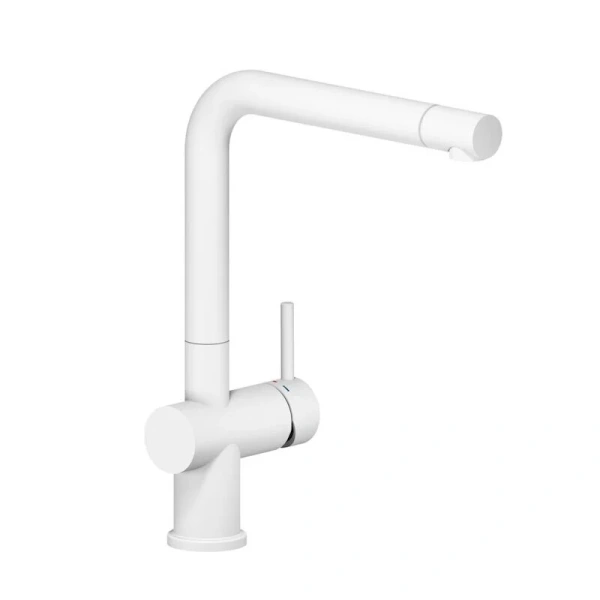 Смеситель для кухни Nobili Live белый матовый, современные, hi-tech - фото 3