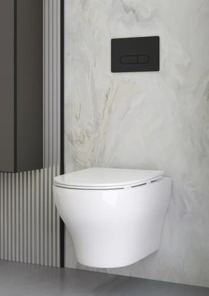 Унитаз подвесной Boheme Fiore белый глянцевый, фаянс, керамика - фото 8