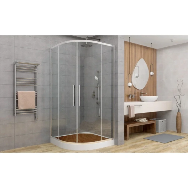 Душевой уголок Deto HB 120x120 см профиль хром - фото 3