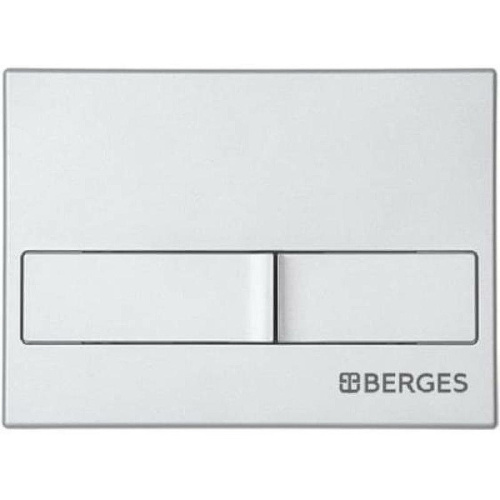 Инсталляция для унитаза BERGES Novum с кнопкой матовый хром - фото 3