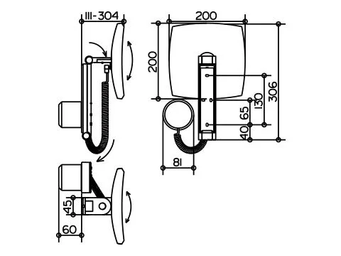 Зеркало для ванной Keuco iLook_move 17613 019000 с подсветкой - фото 2
