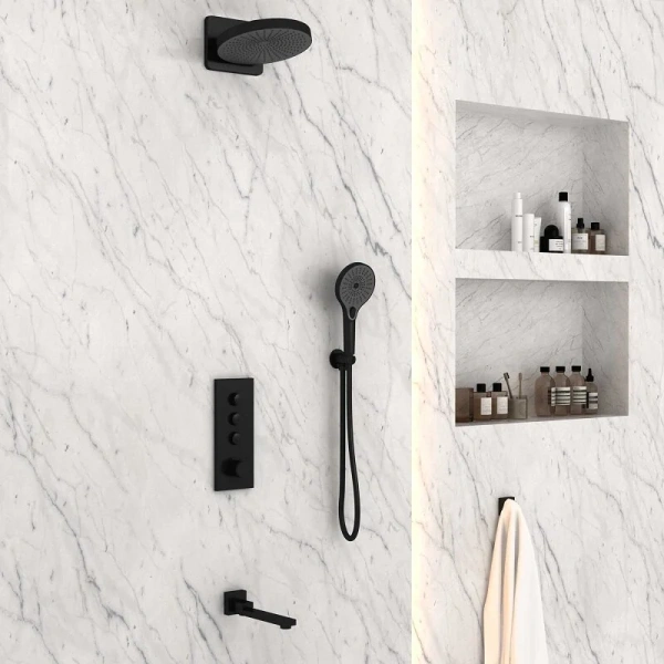 Душевой комплект Vincea черный, черные index_1 - фото 8