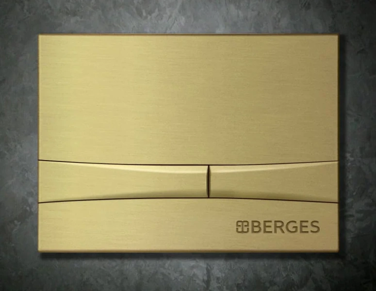 Клавиша смыва BERGES Novum F8 бронза, нет в наличии - фото 2