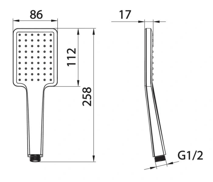 Лейка для душа IDDIS Slide SLI1F0 ABS-пластик - фото 2
