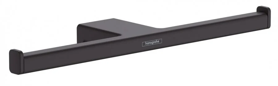 Бумагодержатель Hansgrohe AddStoris черный матовый - фото 1
