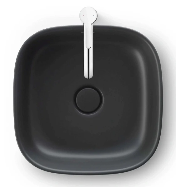 Раковина Duravit Zencha 42 см матовый антрацит - фото 4