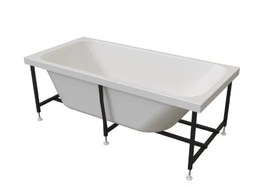 Гидромассажная ванна Радомир Прованс 1-81-2-0-0-192, 170 x 80 см, рама-подставка, фронтальный экран, слив-перелив автомат, гидромассаж Терапия хром КУ 200, белая, приставные, встраиваемые - фото 7