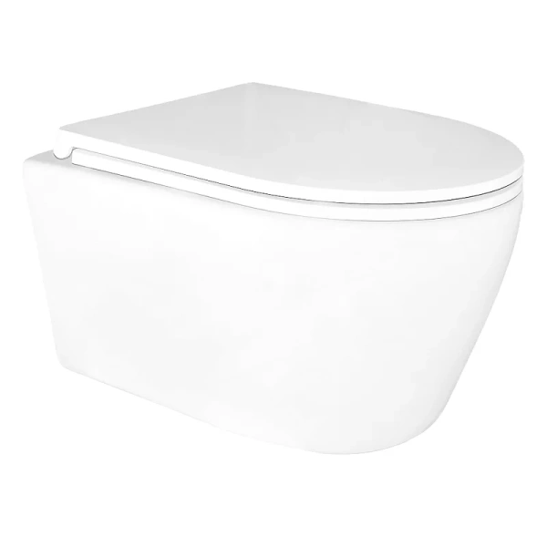 Унитаз подвесной Azario Uno с сиденьем микролифт, в наличии - фото 9