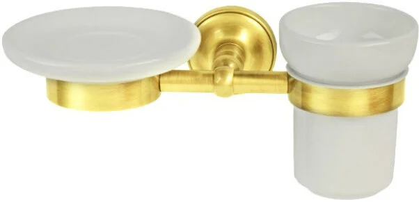 Мыльница и стакан для ванной Migliore Mirella настенные - фото 4